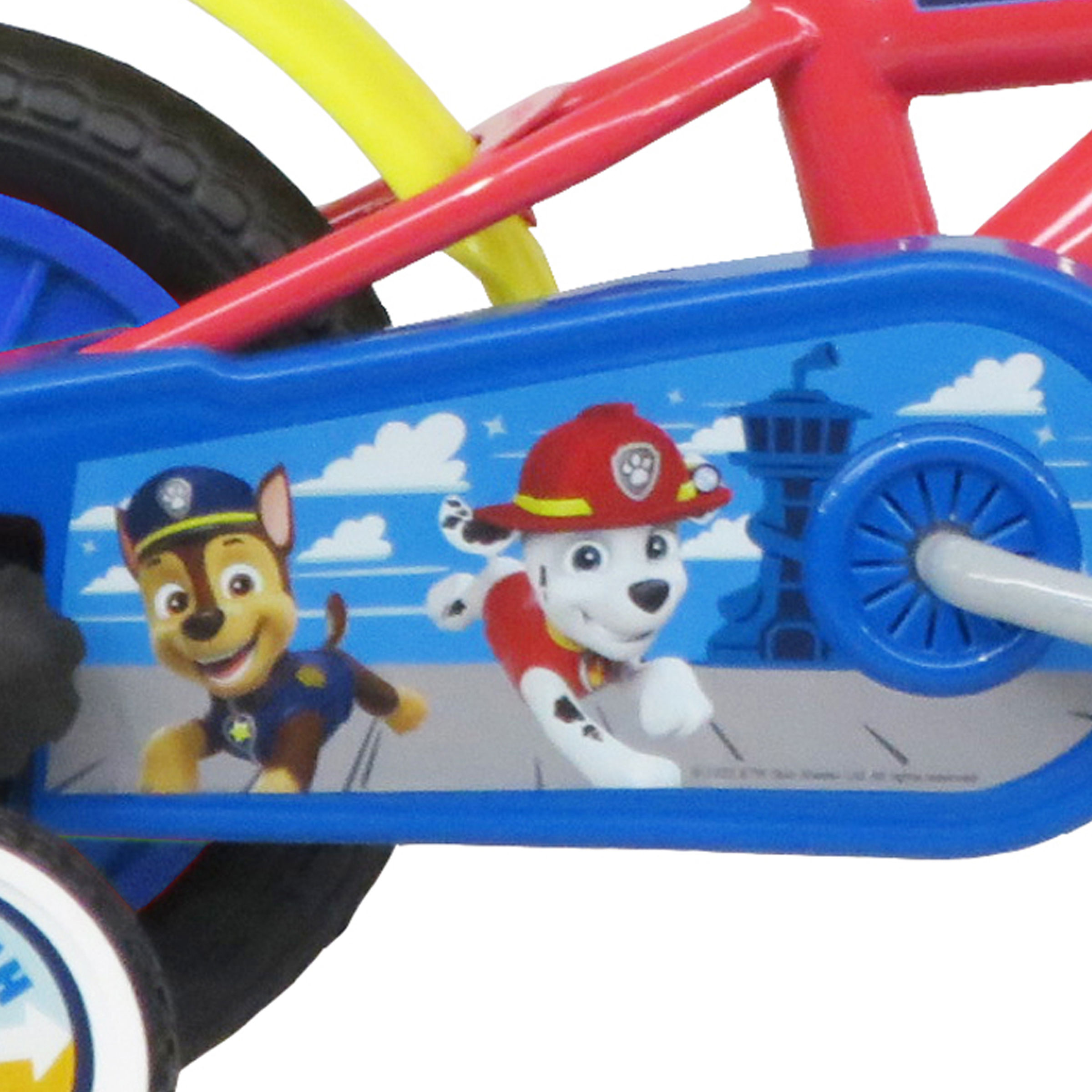 Paw Patrol 10 Inch Kids Bicycle with Stabilisers - Image 5