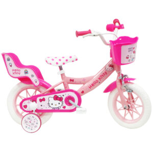 Hello Kitty 12 Inch Kids Bicycle with Stabilisers