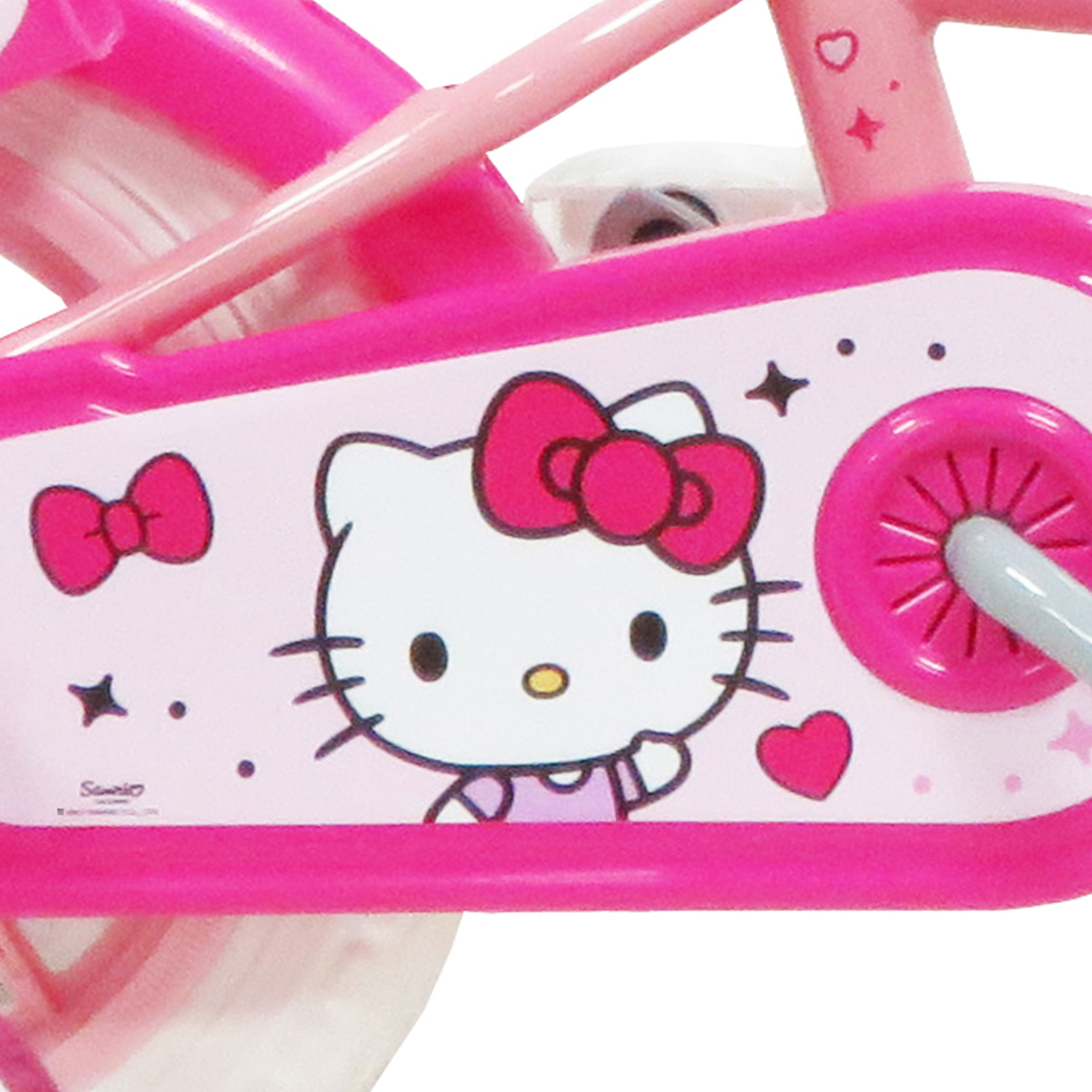 Hello Kitty 12 Inch Kids Bicycle with Stabilisers - Image 3