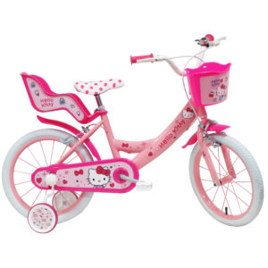 Hello Kitty 16 Inch Kids Bicycle with Stabilisers