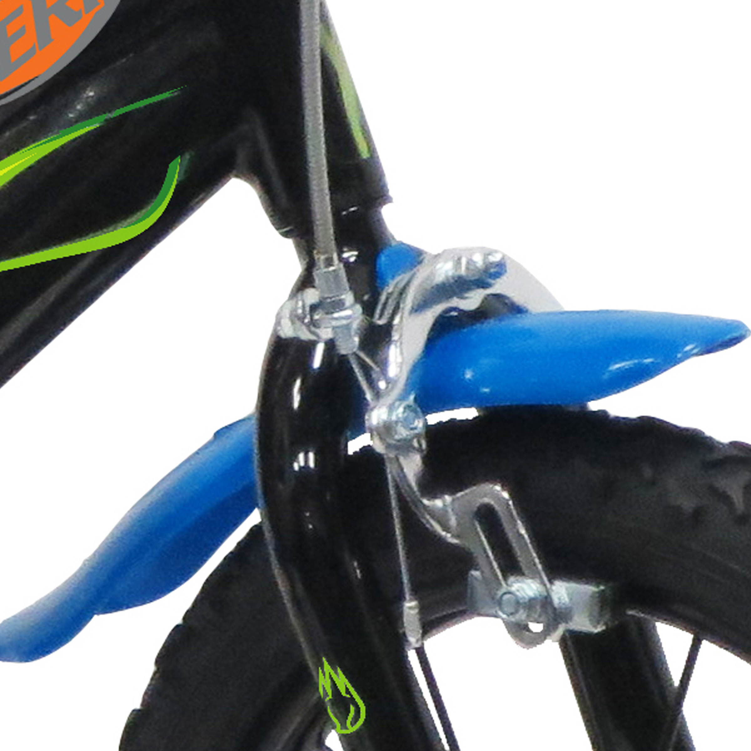 Nerf 14 Inch Kids Bicycle with Stabilisers and Water Bottle - Image 3