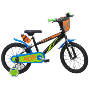 Nerf 16" Kids Bicycle with Blaster Shield