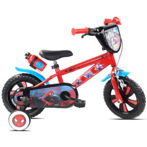 Spider-Man 12 Inch Kids Bicycle with Stabilisers