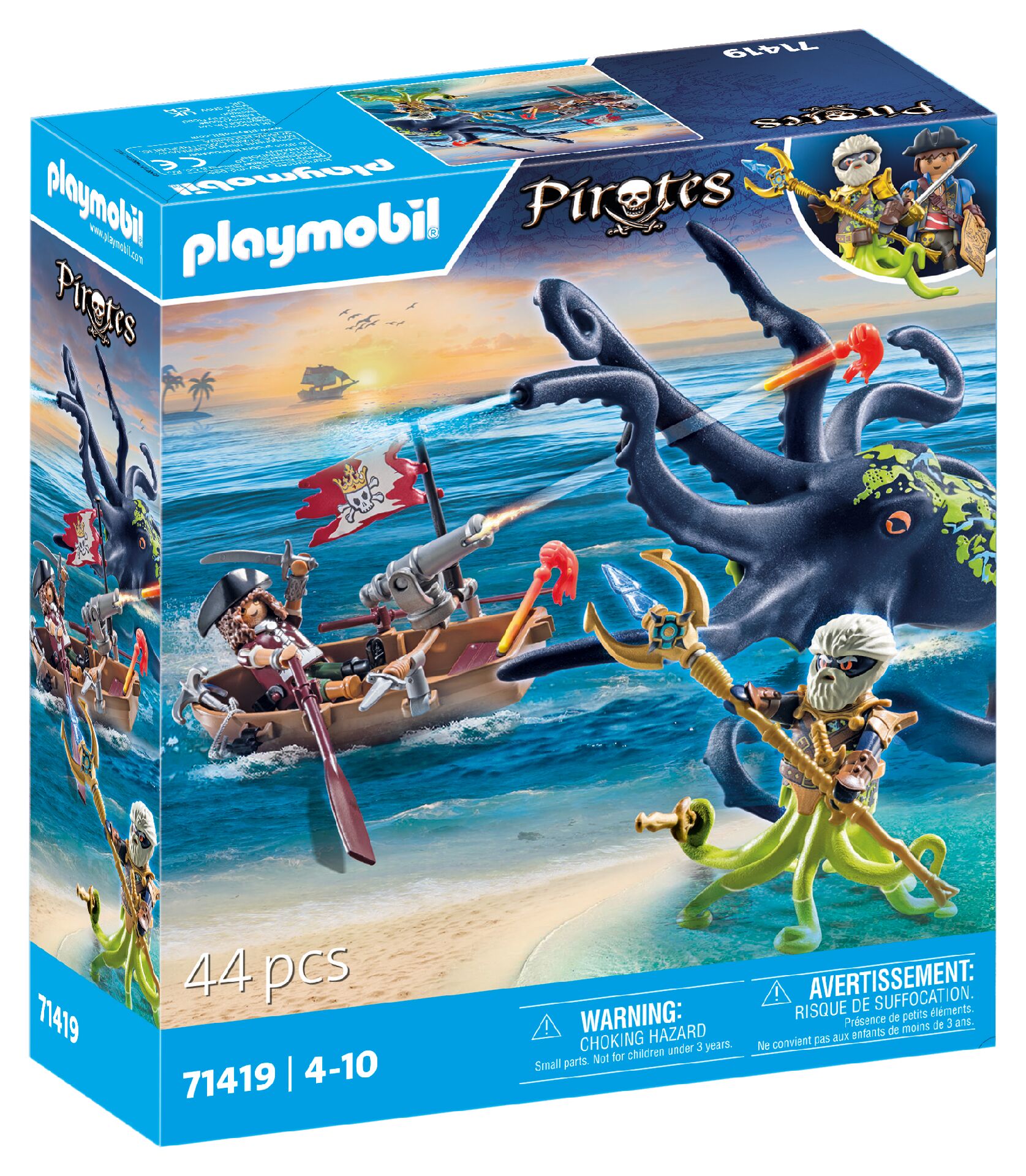 Playmobil 71419 Pirates Battle with Sea Creature Adventure Set - Image 6