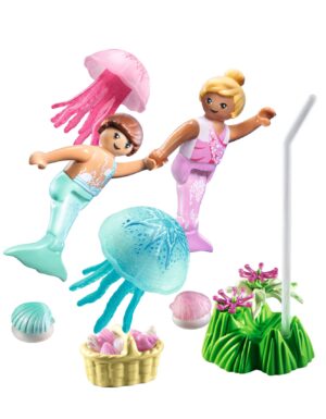 Playmobil 71504 Princess Magic Mermaid Children with Jellyfish