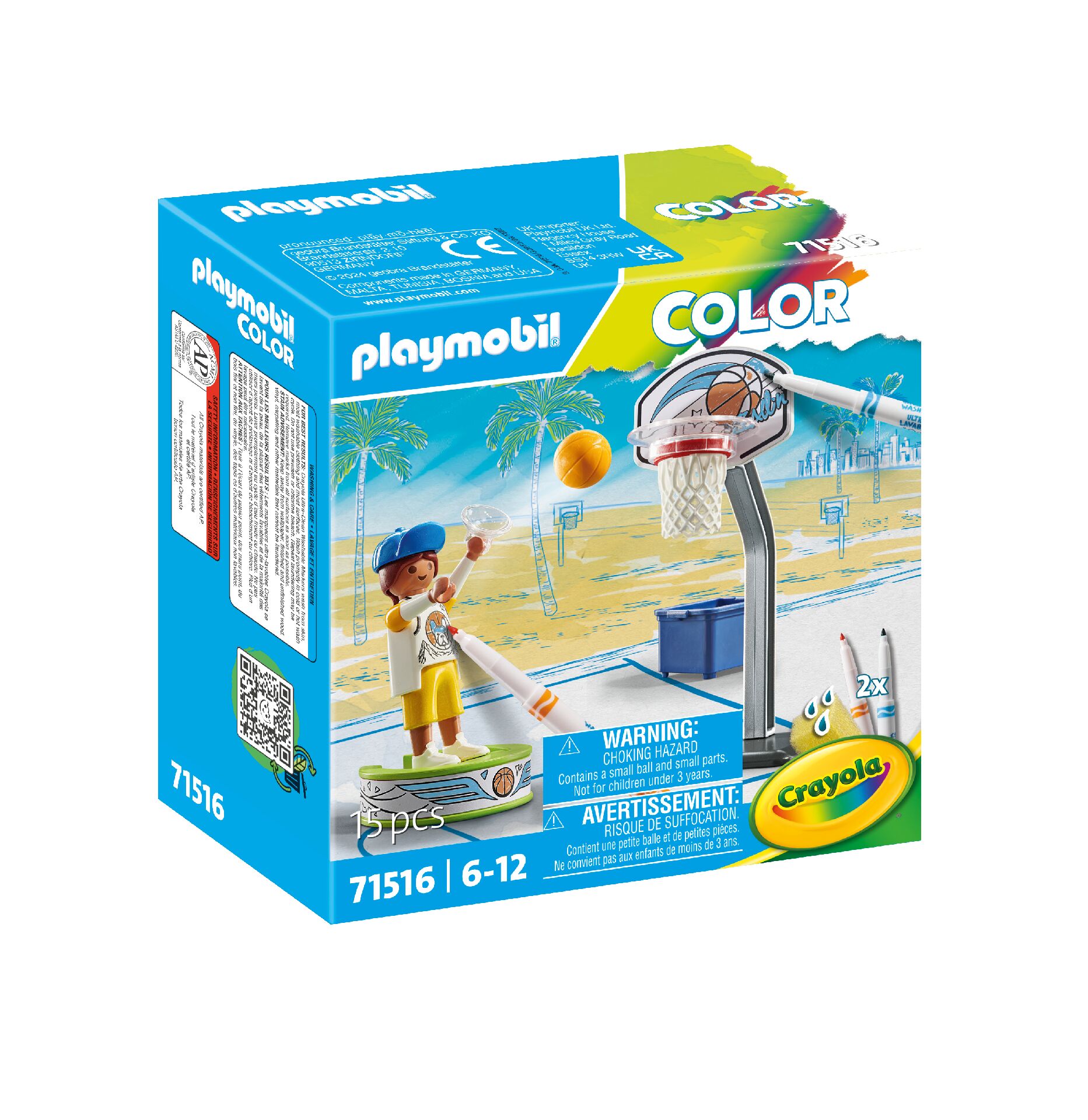 Playmobil Color Basketball Player Set 71516 - Image 4