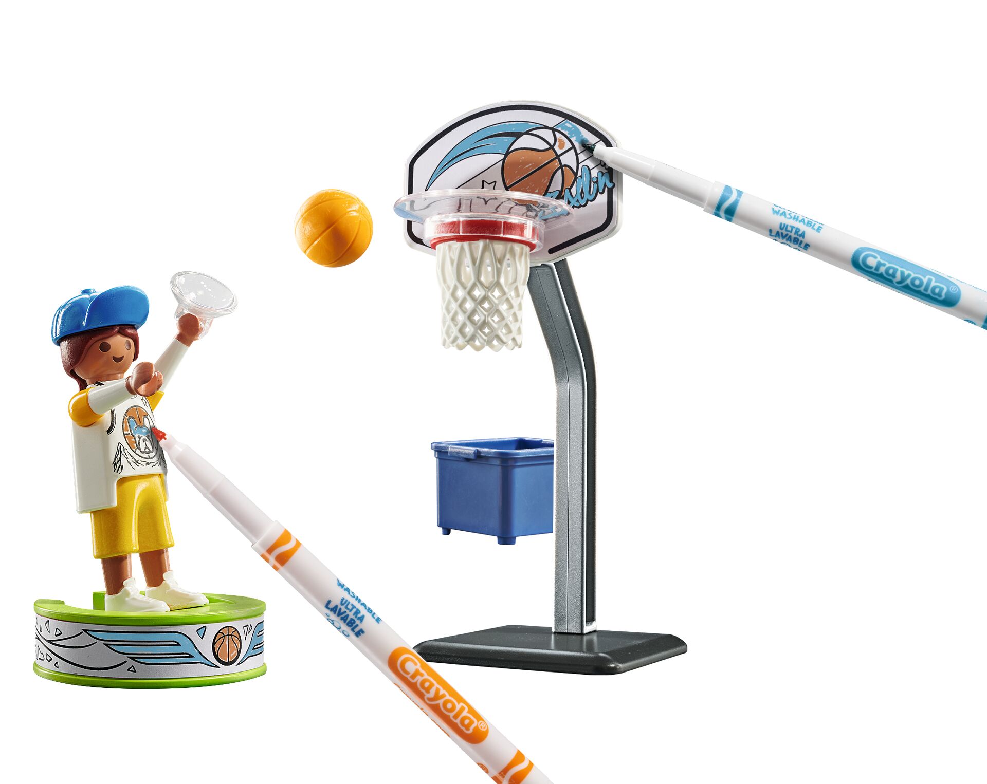 Playmobil Color Basketball Player Set 71516