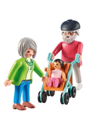 Playmobil 71613 myLife Grandparents with Baby Figure Set