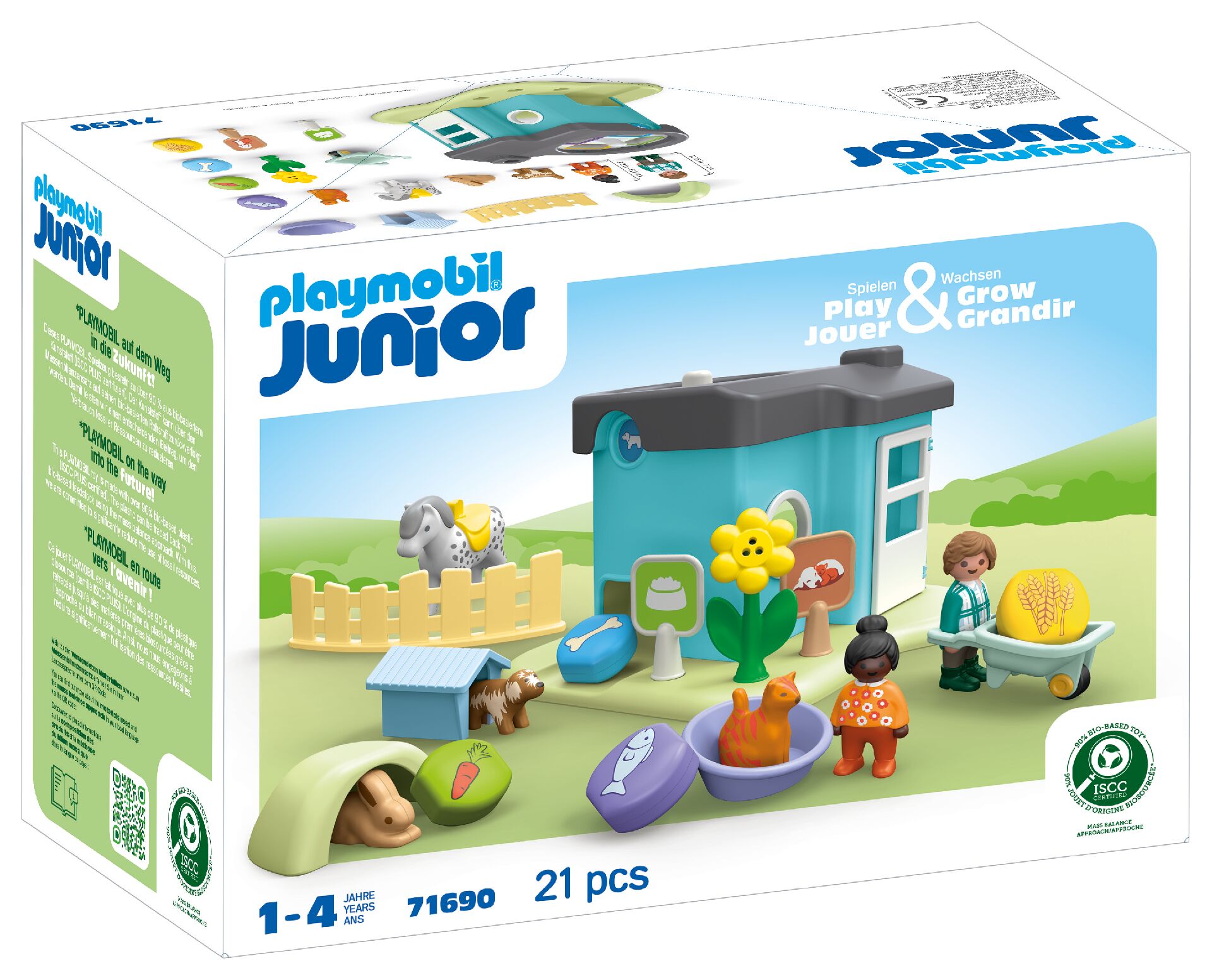 Playmobil JUNIOR Animal Home with Treat Dispenser 71690