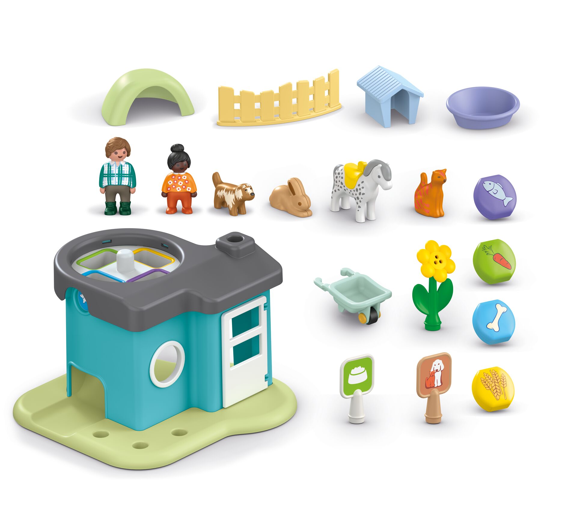Playmobil JUNIOR Animal Home with Treat Dispenser 71690 - Image 3