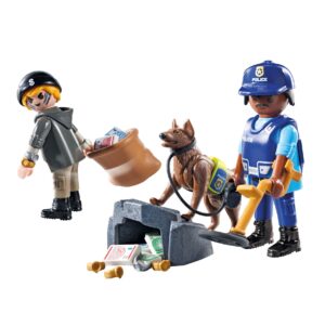 Playmobil 71731 Action Heroes Police Search with Tracking Dog