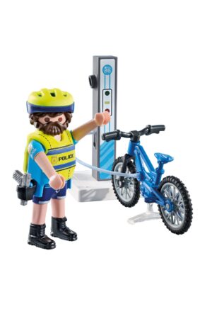 Playmobil 71732 Police Bicycle Patrol with E-Bike & Charging Station
