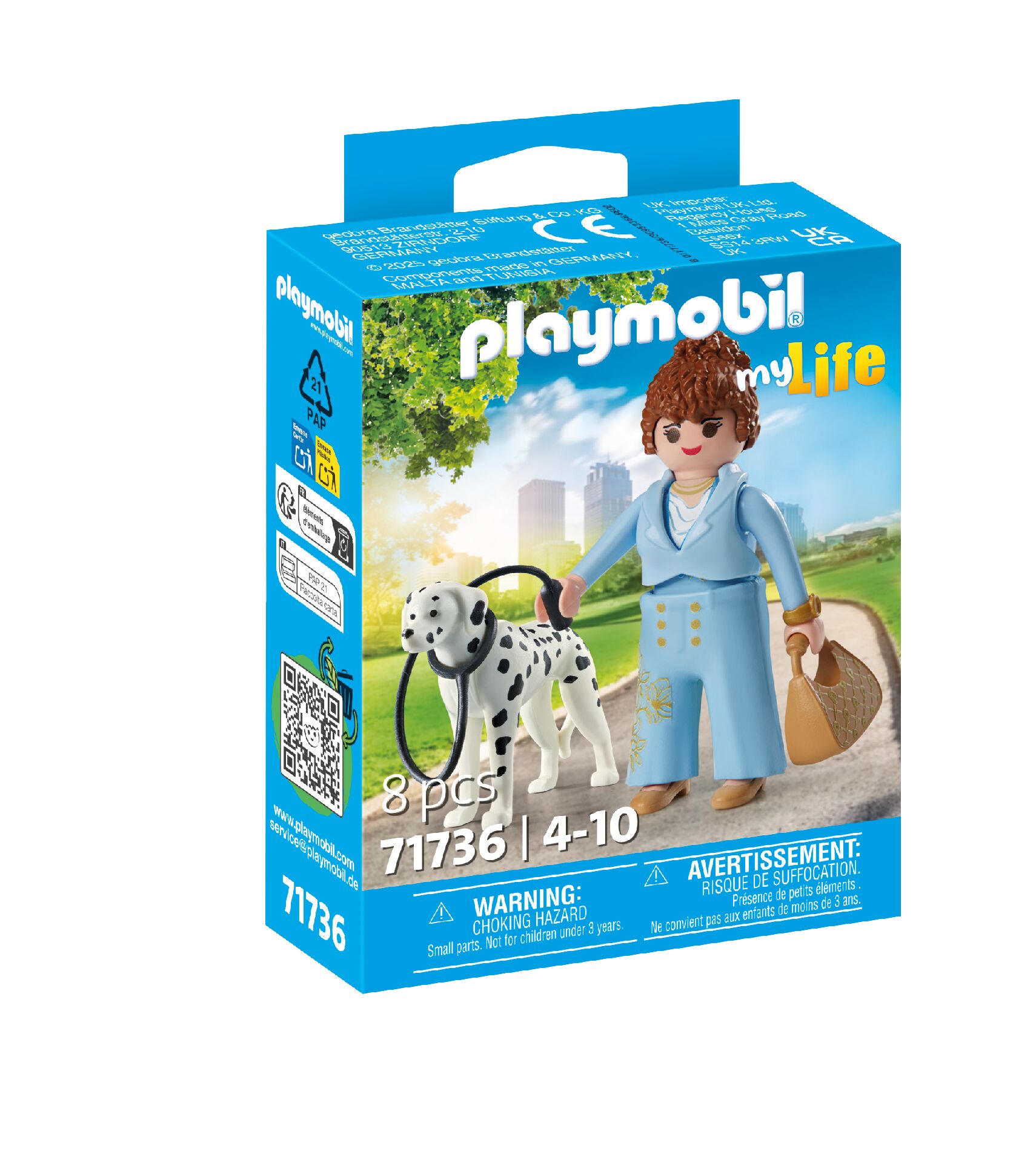 Playmobil My Life Manager with Dalmatian Figure Set (71736) - Image 5