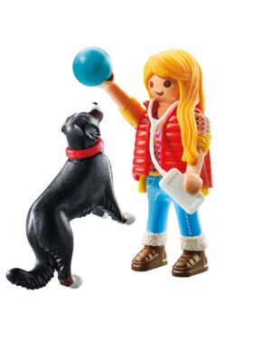 Playmobil 71738 Woman with Mountain Dog Figure Set