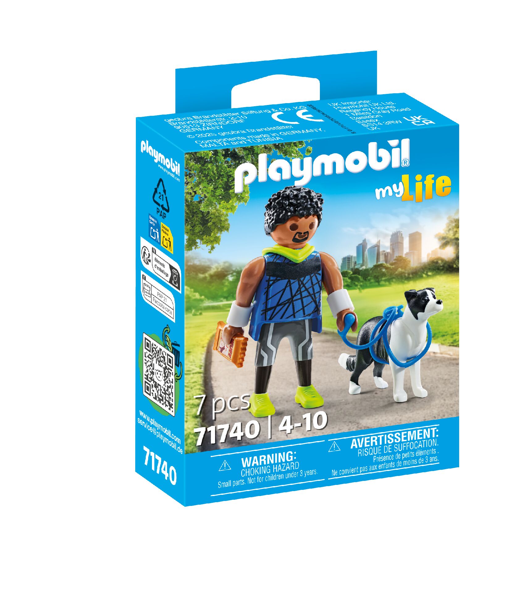 Playmobil 71740 My Life Jogger with Border Collie - Image 5