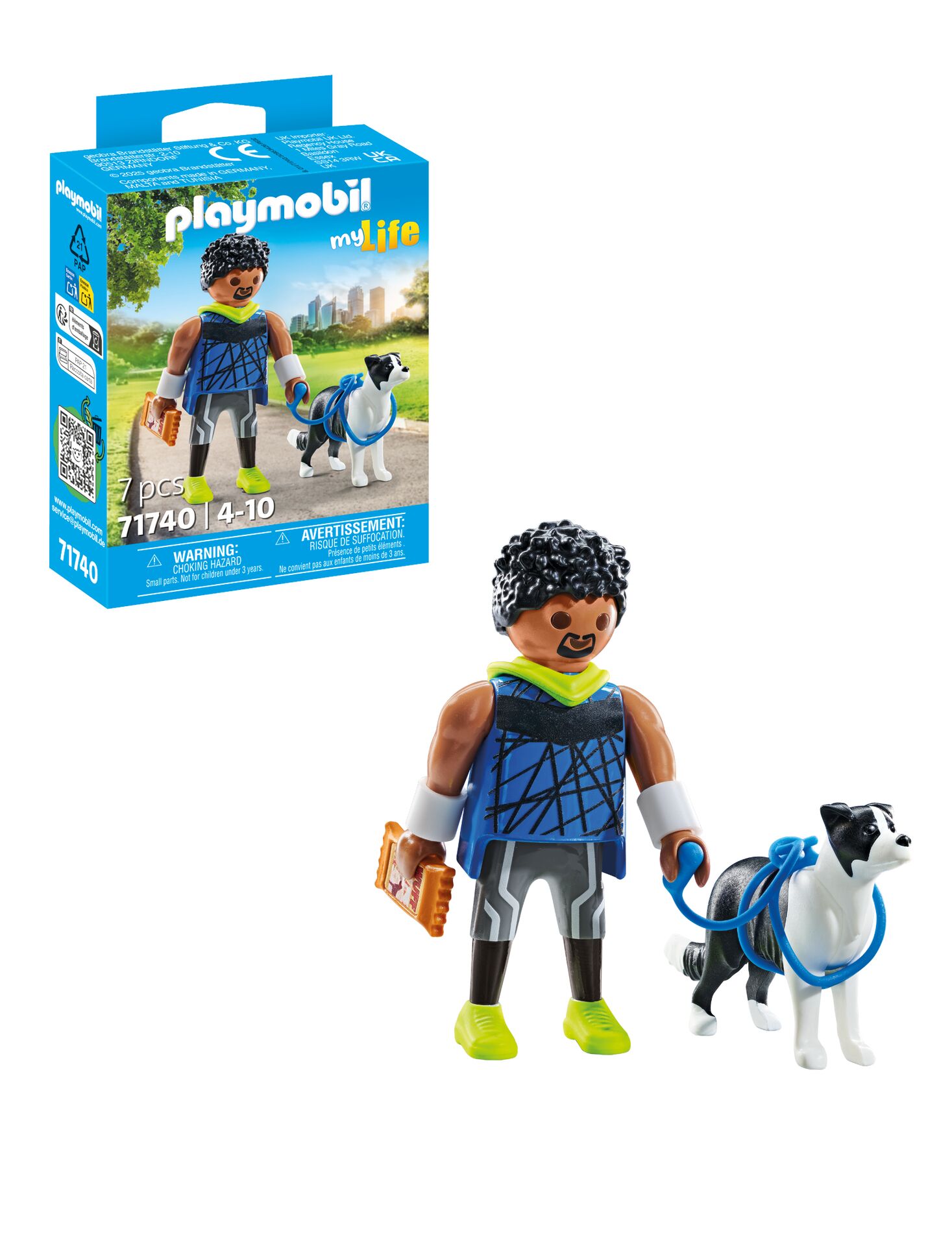 Playmobil 71740 My Life Jogger with Border Collie - Image 3