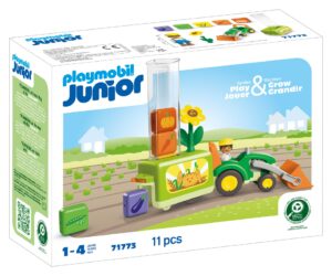 Playmobil JUNIOR Tractor with Load & Drop Planter
