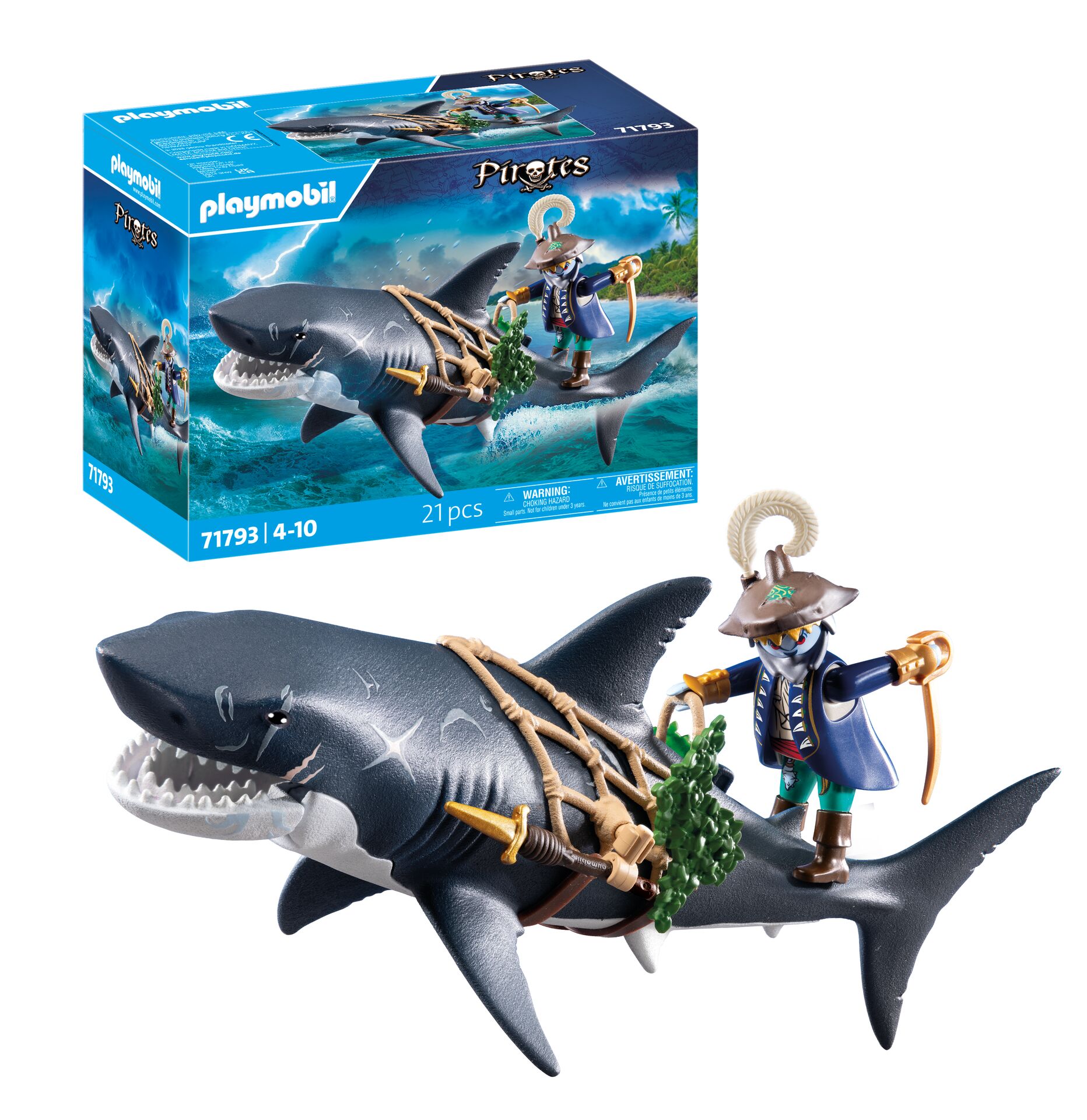 Playmobil Pirates 71793 Giant Shark with Biting Function - Image 3
