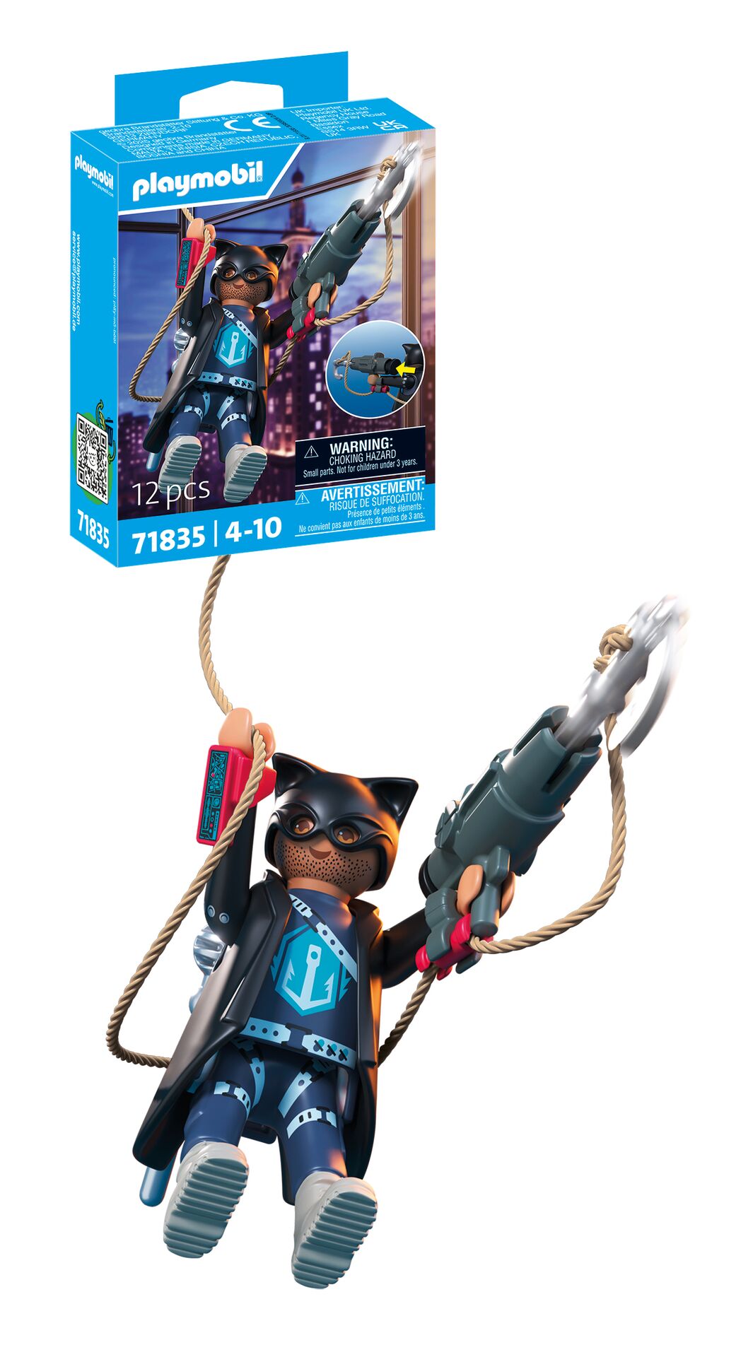 Playmobil 71835 Silver Hook Shadow Super Hero Figure - Image 5