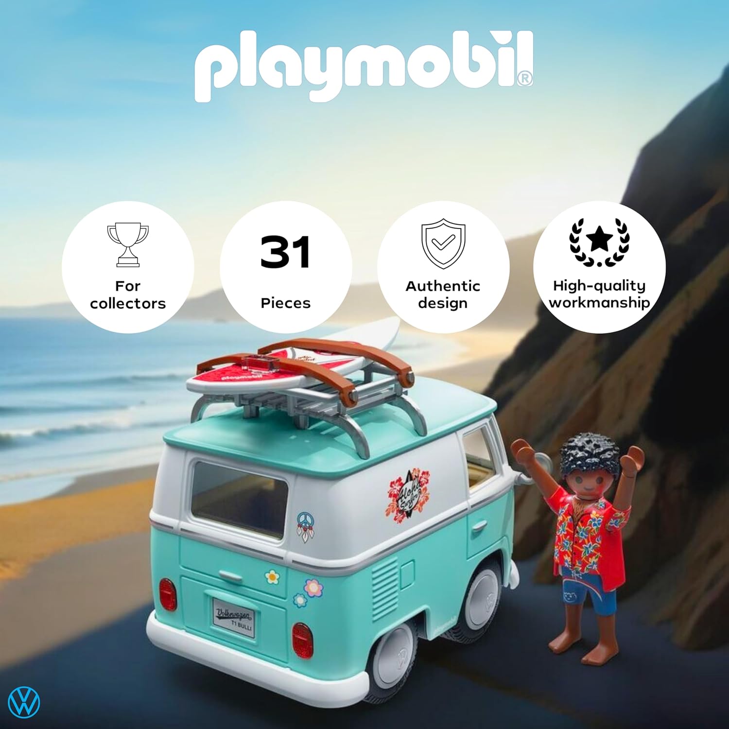 Playmobil 71857 Volkswagen T1 Camper Van Playset - Image 5