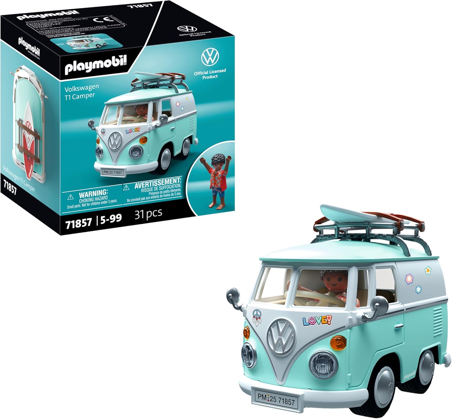 Playmobil 71857 Volkswagen T1 Camper Van Playset
