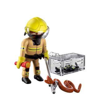 Playmobil 71882 Snake Rescue Playset - specialPLUS Firefighter & Wildlife Figure Set