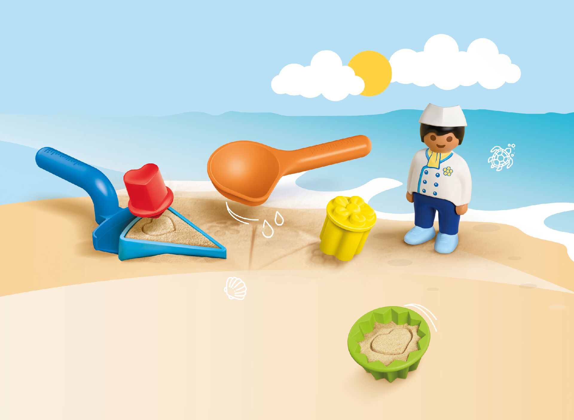 Playmobil JUNIOR 72005 Sand Bakery Toddler Beach Toy - Image 3