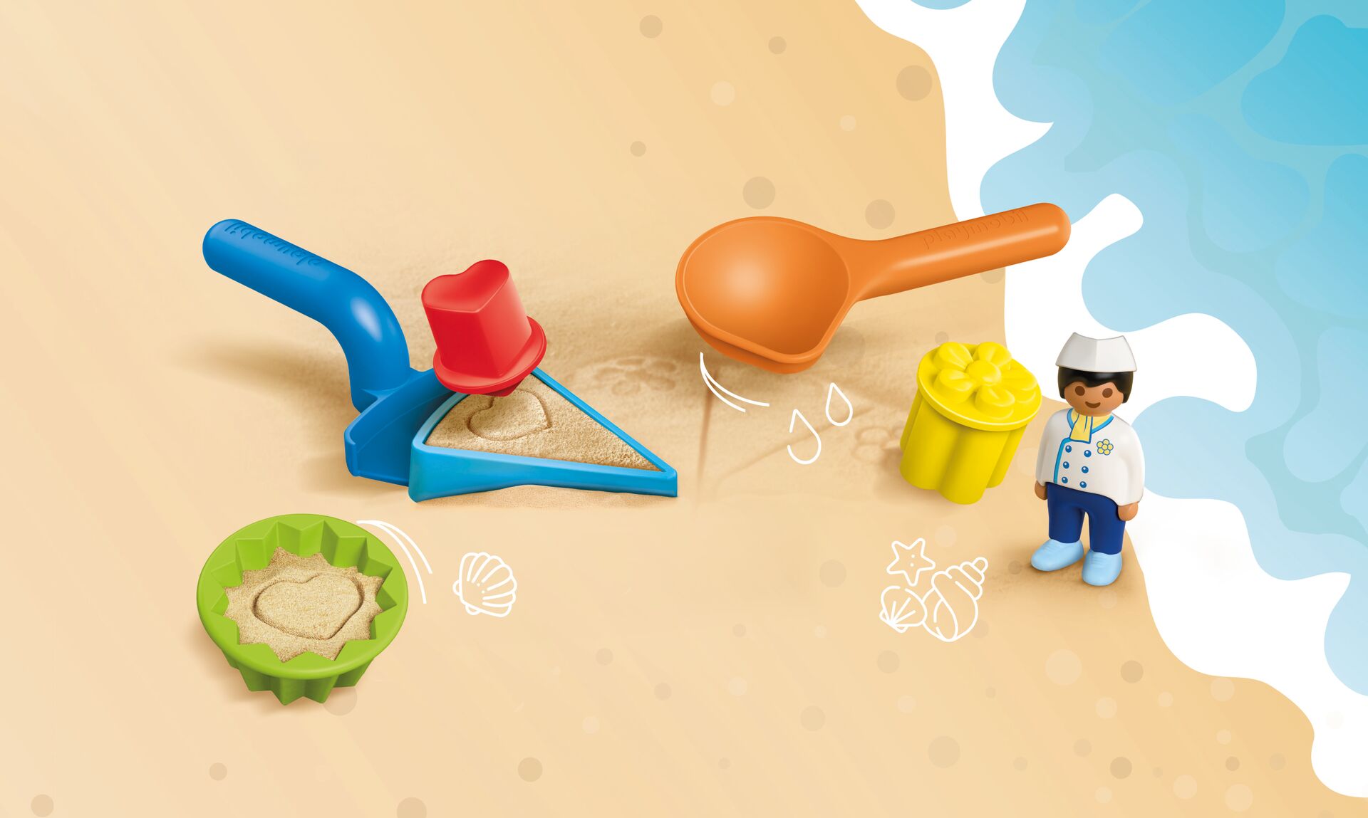 Playmobil JUNIOR 72005 Sand Bakery Toddler Beach Toy - Image 6