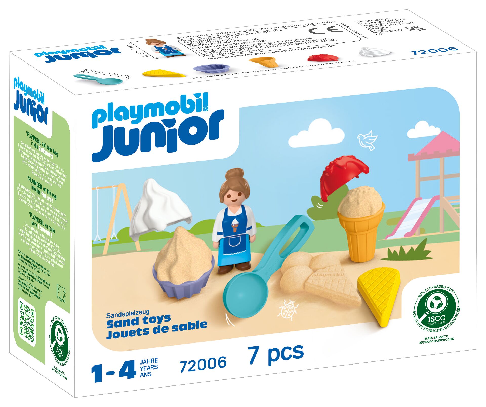 Playmobil JUNIOR 72006 Sand Ice Cream Cones Playset - Image 4