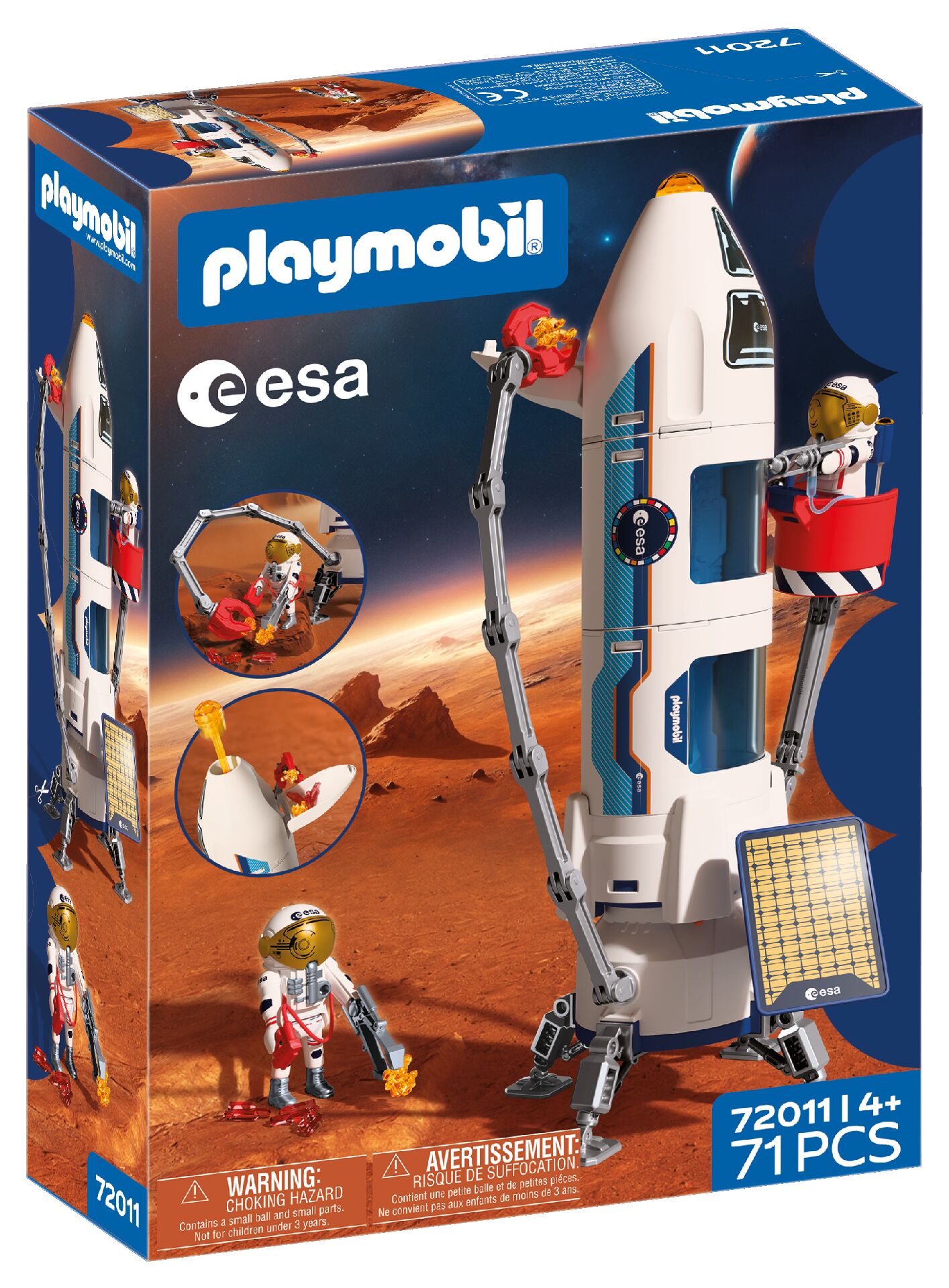 Playmobil ESA Mars Research Rocket Playset
