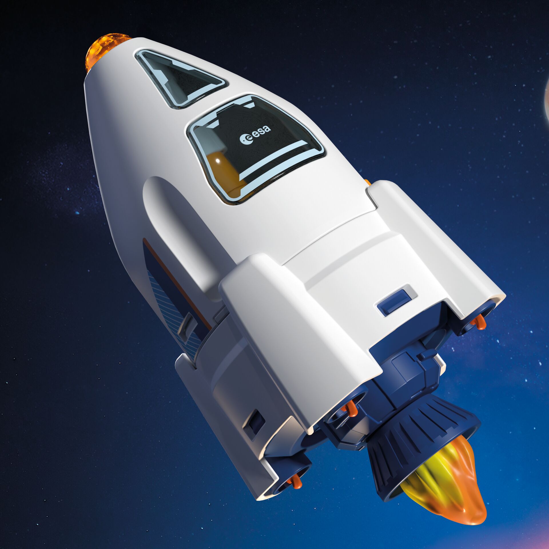 Playmobil ESA Mars Research Rocket Playset - Image 8