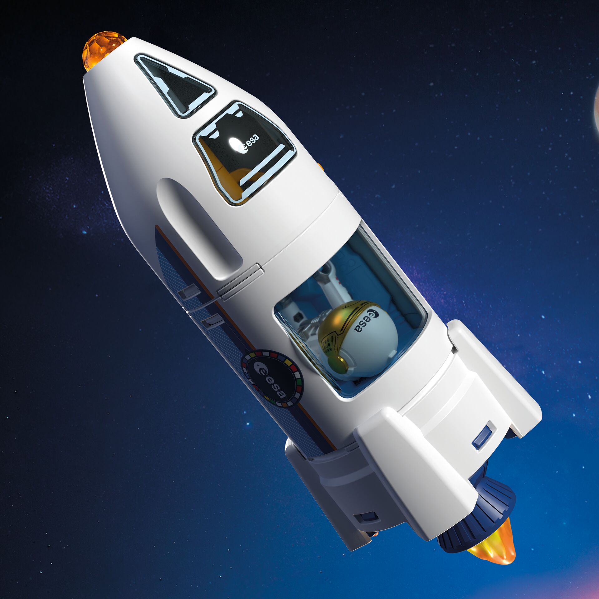 Playmobil ESA Mars Research Rocket Playset - Image 4