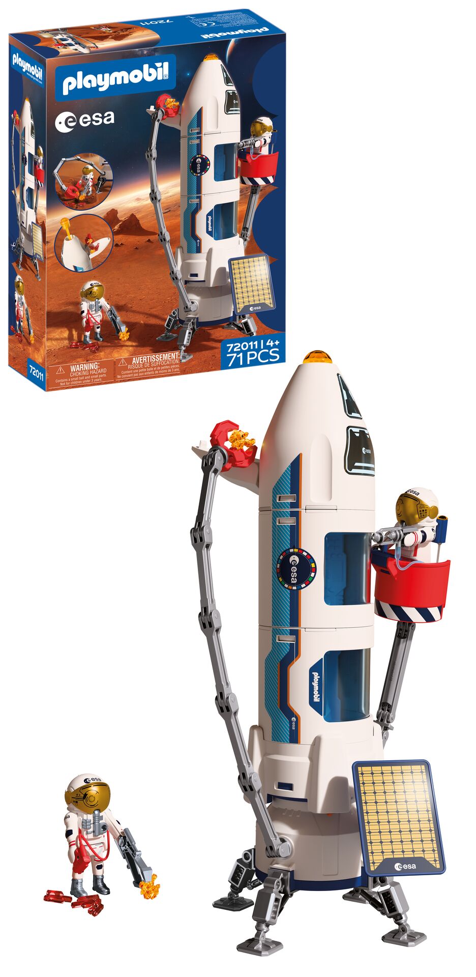 Playmobil ESA Mars Research Rocket Playset - Image 5