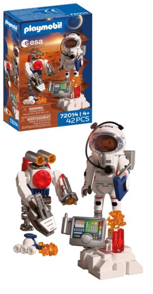 Playmobil 72014 ESA Astronaut with Robot Space Exploration Set
