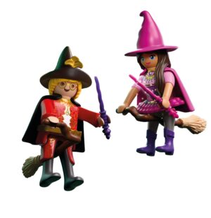 Playmobil 72023 DuoPack Witch and Wizard Fantasy Figure Set