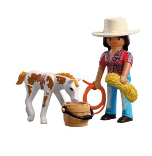 Playmobil 72026 DuoPack Horseback Rider with Appaloosa Foal