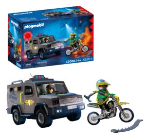 Playmobil 72066 Action Heroes SWAT Police Truck Playset