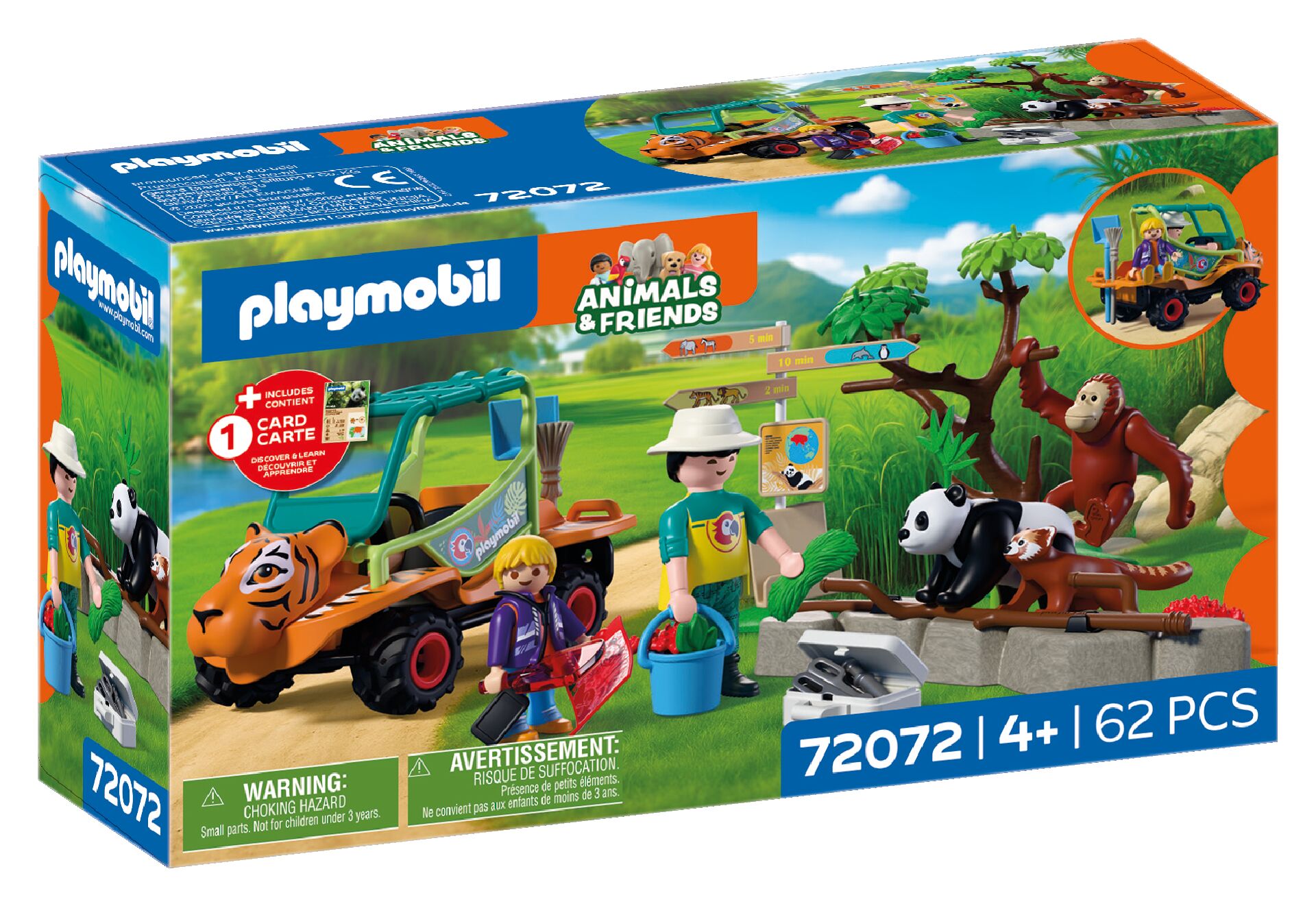 Playmobil Zoo Caretaker Vehicle & Animal Figures Playset - Image 4