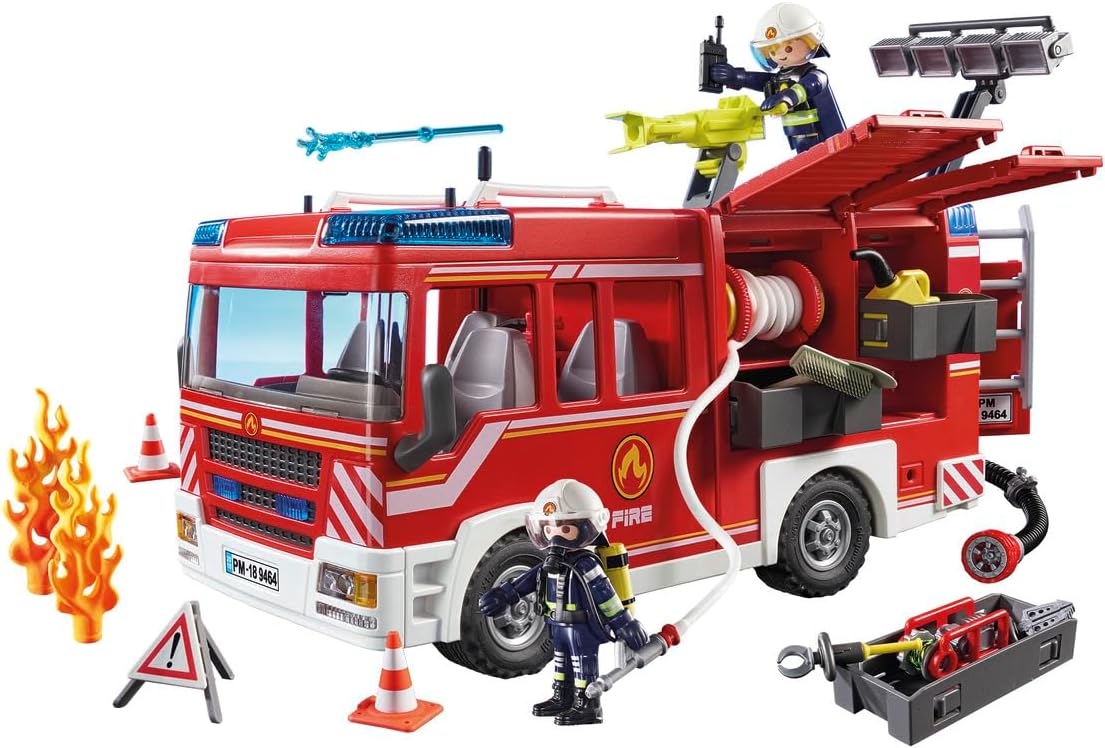 Playmobil City Action Fire Engine with Lights & Sound - Image 6