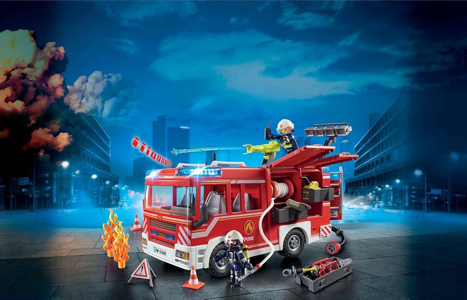 Playmobil City Action Fire Engine with Lights & Sound - Image 8