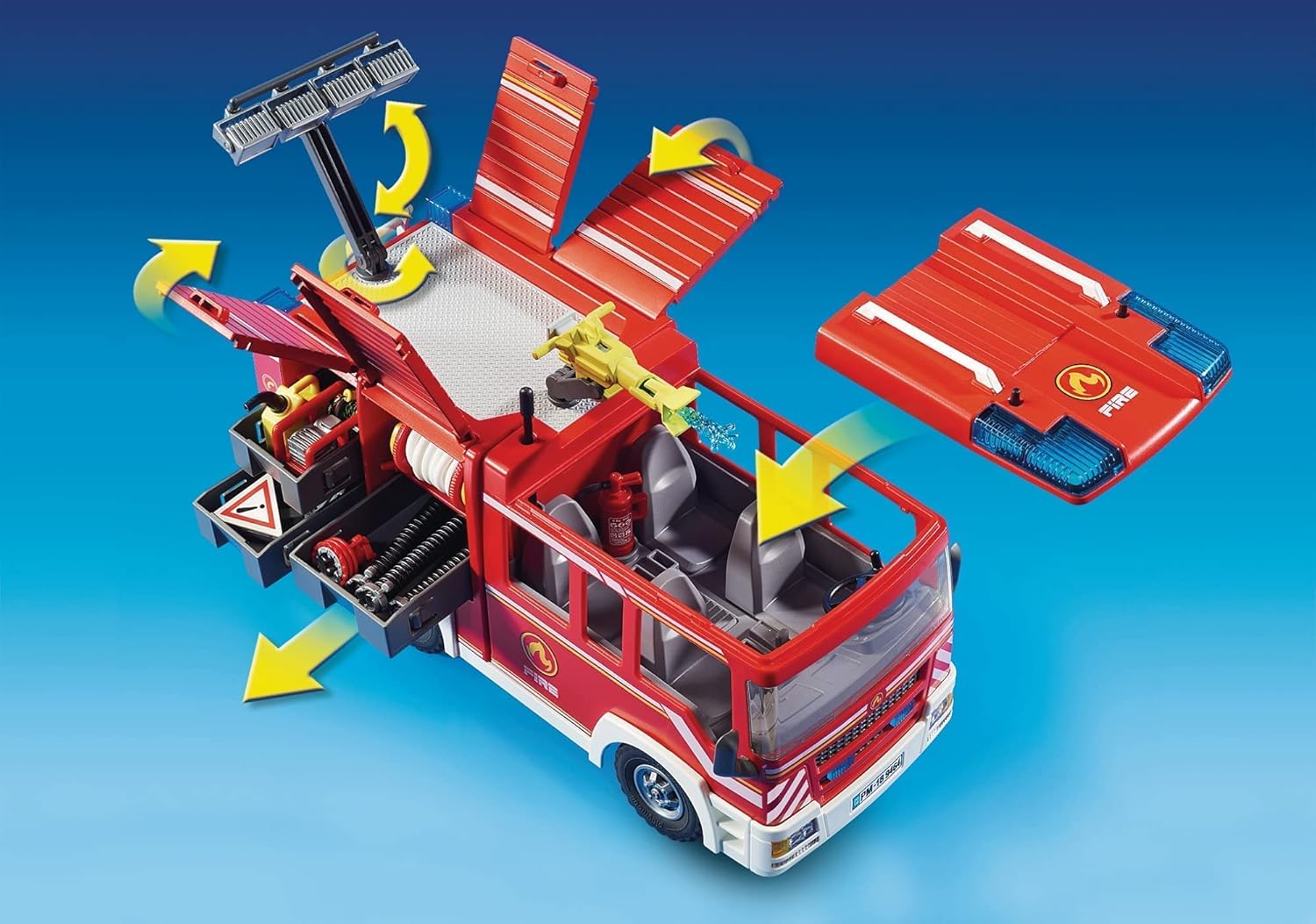 Playmobil City Action Fire Engine with Lights & Sound - Image 9