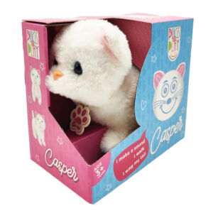 Pugs at Play Casper Walking Cat Interactive Plush Toy