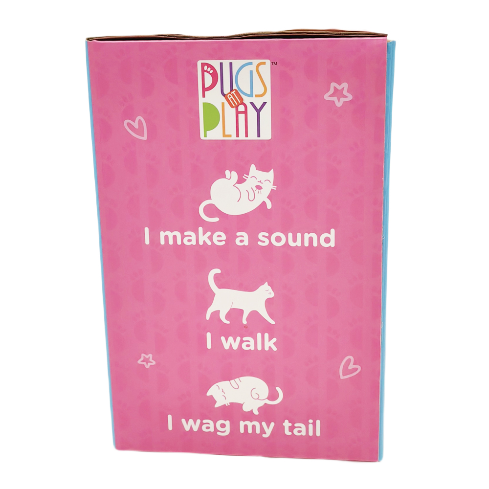 Pugs at Play Casper Walking Cat Interactive Plush Toy - Image 3