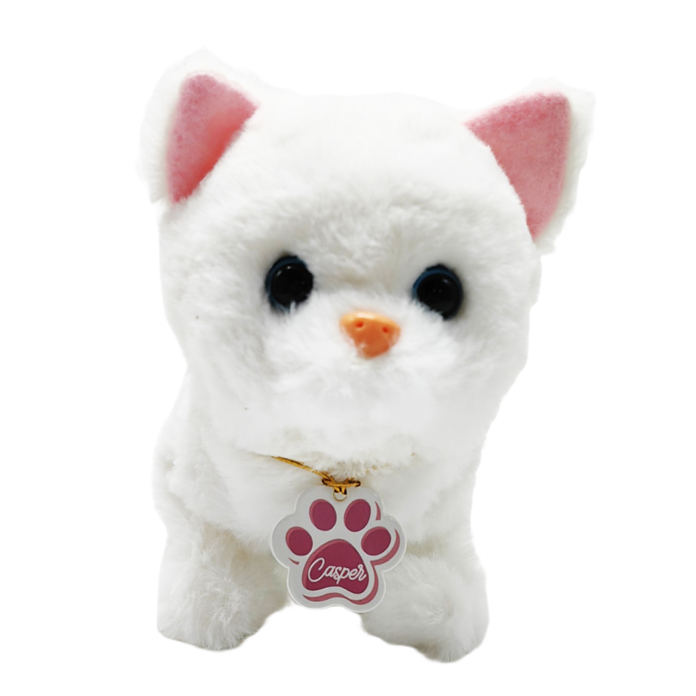 Pugs at Play Casper Walking Cat Interactive Plush Toy - Image 4