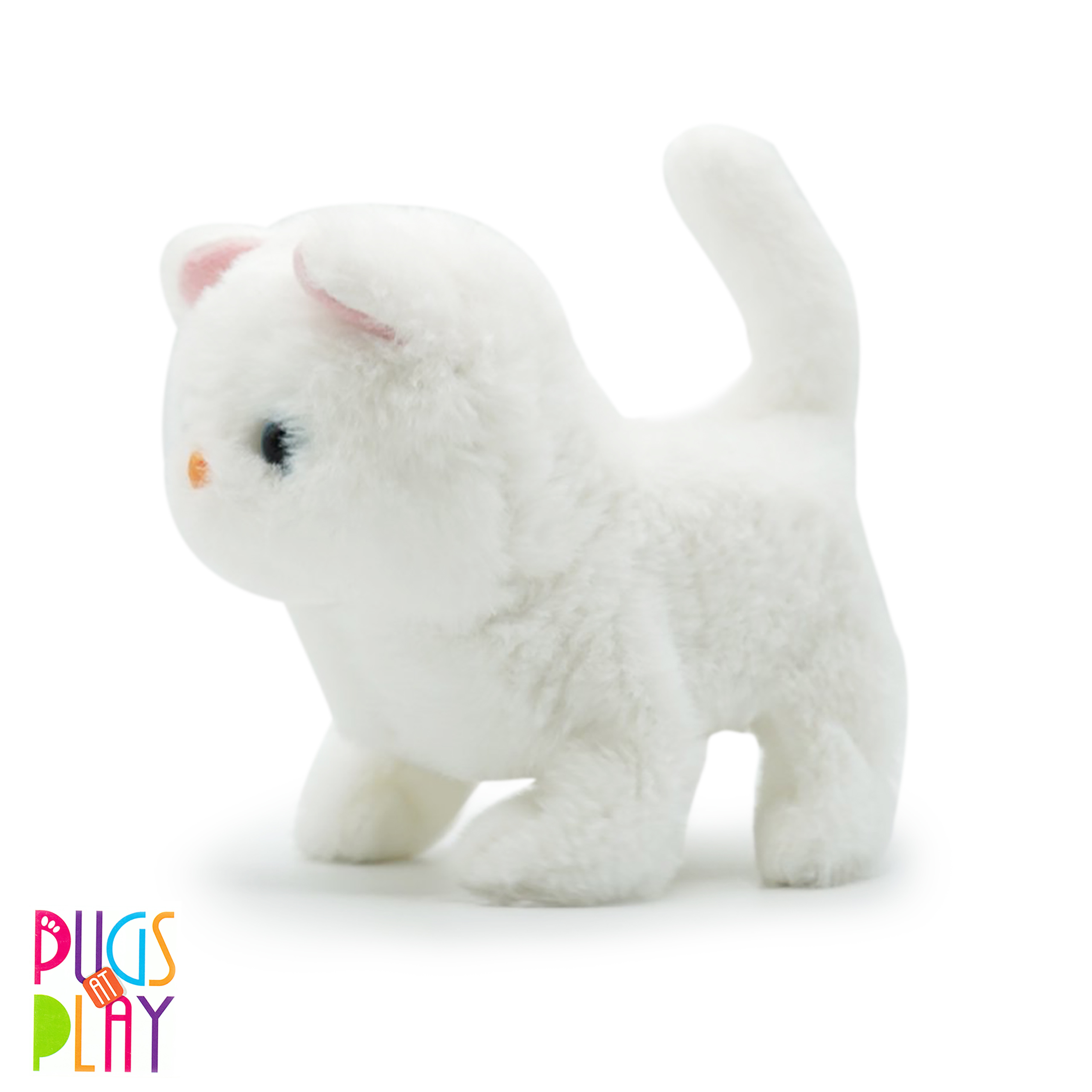 Pugs at Play Casper Walking Cat Interactive Plush Toy - Image 8