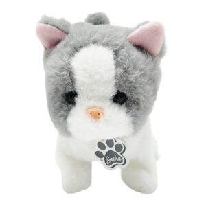 Pugs at Play Sasha Walking Cat Plush Toy