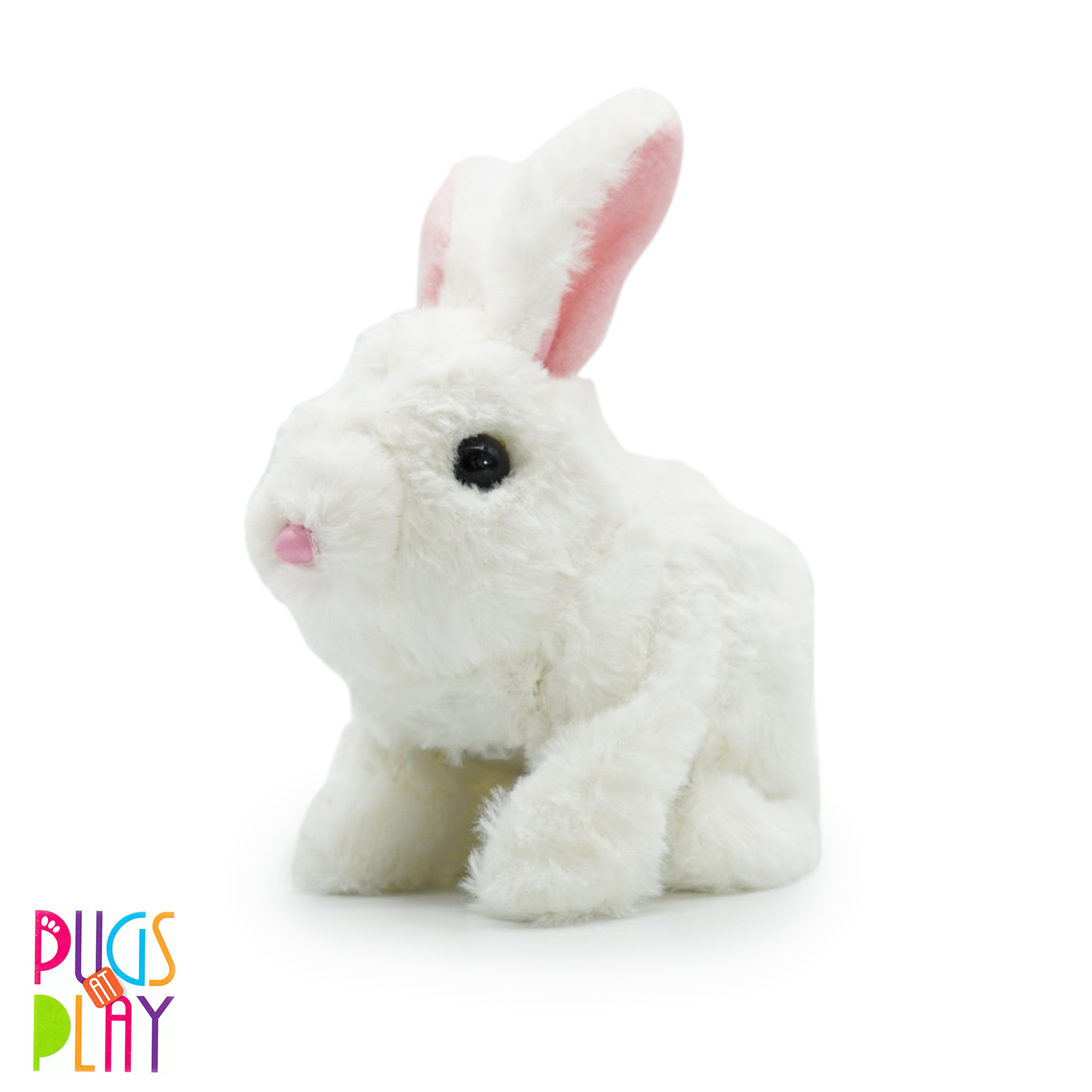 Pugs Play Hopper the Jumping Toy Rabbit - Image 7