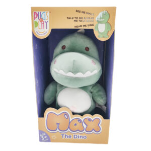 Pugs at Play Max the Walking Talking Dinosaur Interactive Plush Toy