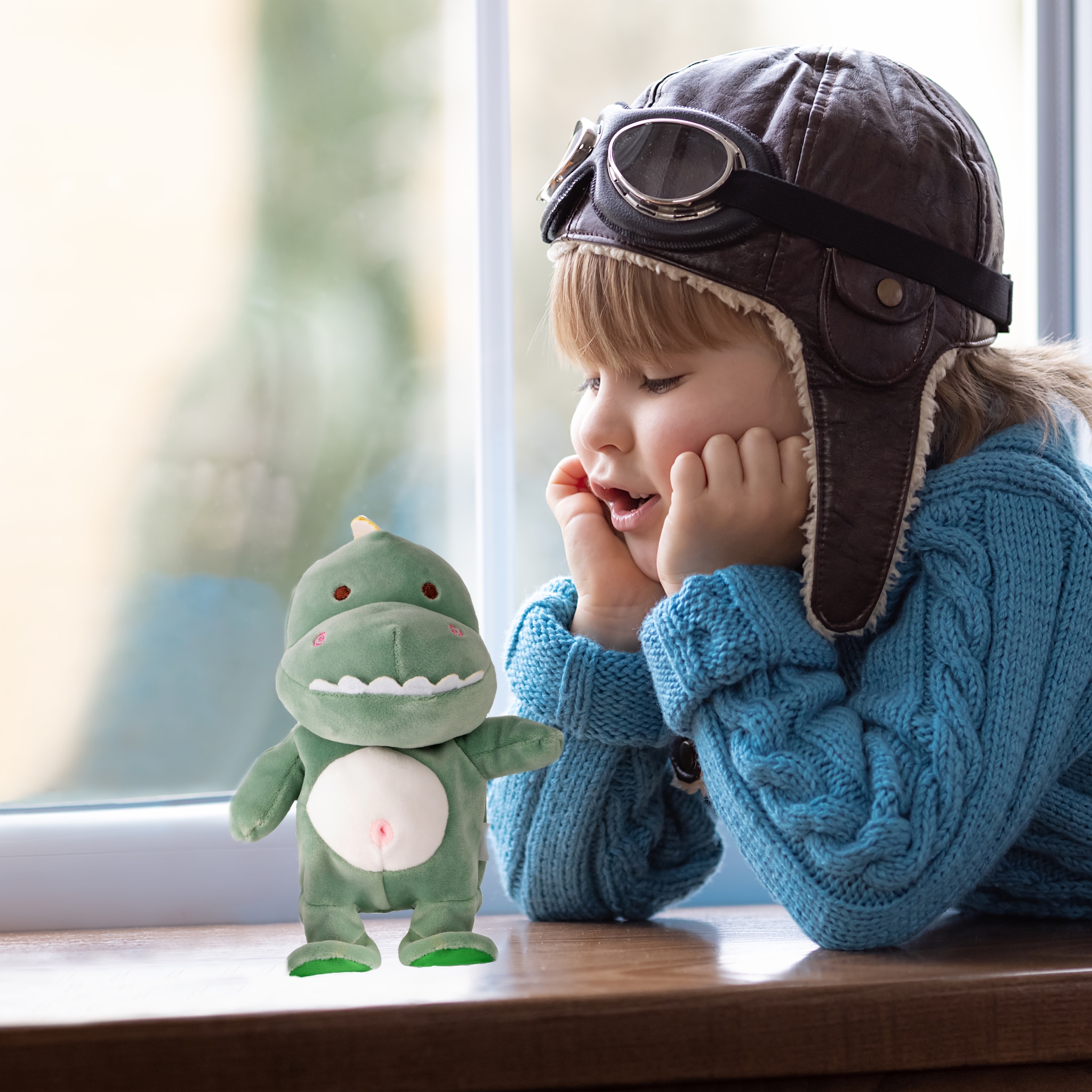Pugs at Play Max the Walking Talking Dinosaur Interactive Plush Toy - Image 10