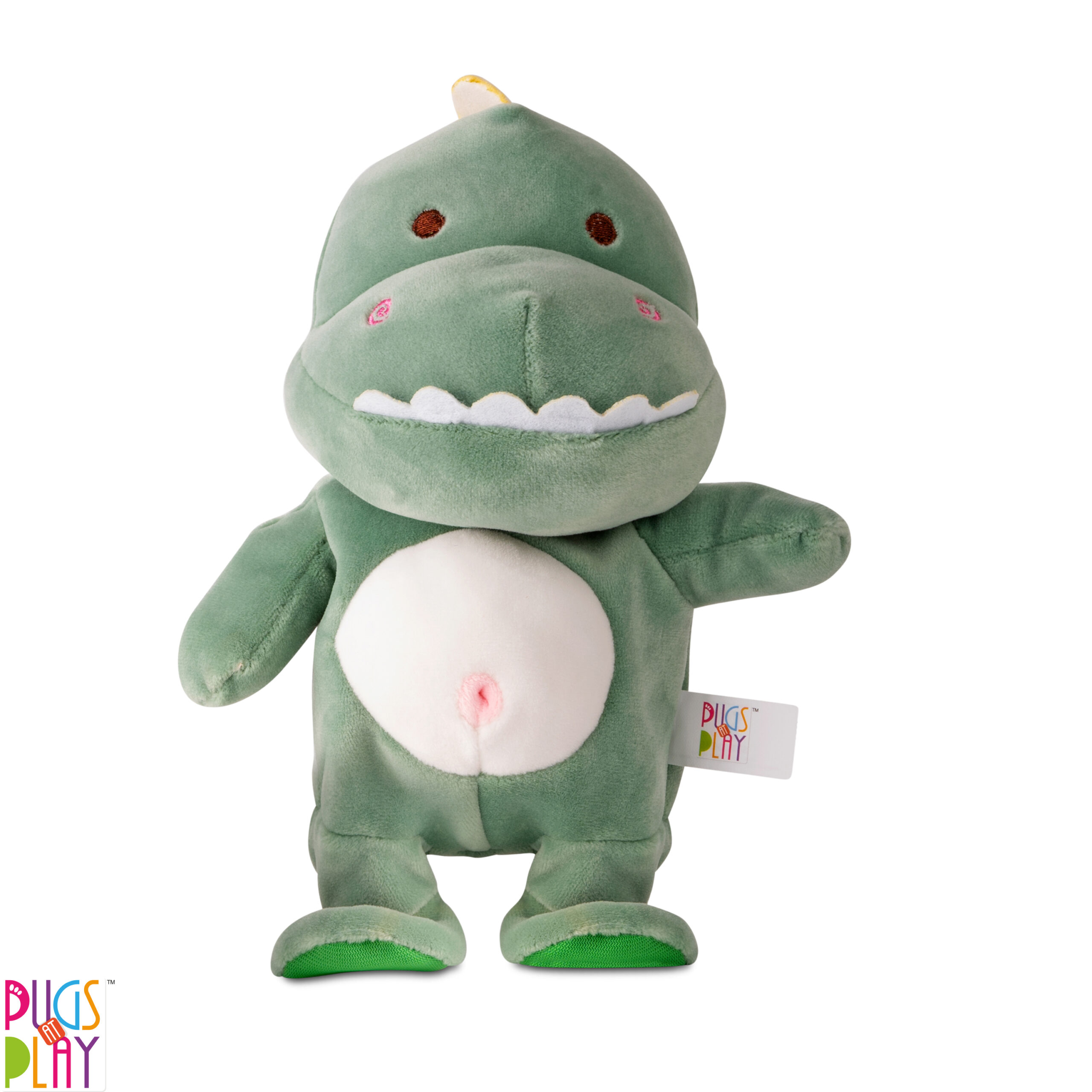 Pugs at Play Max the Walking Talking Dinosaur Interactive Plush Toy - Image 7